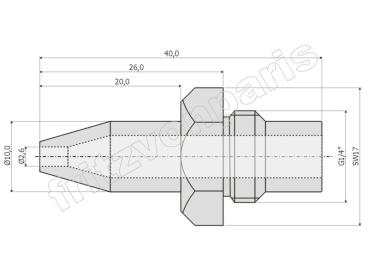 JUNKERS 87182002080 Düse 260/2 Erdgas H G20/20mbar