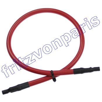 Zündkabel 450mm lg., rot, AGG (Ø 4,0 - Ø 4,0)