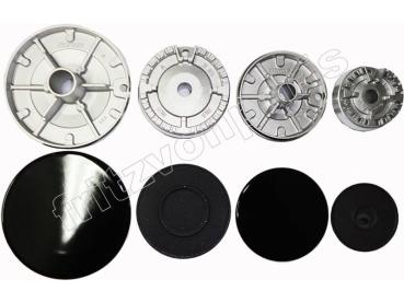 Preview: Satz Brennerringe + Brennerdeckel SABAF 2