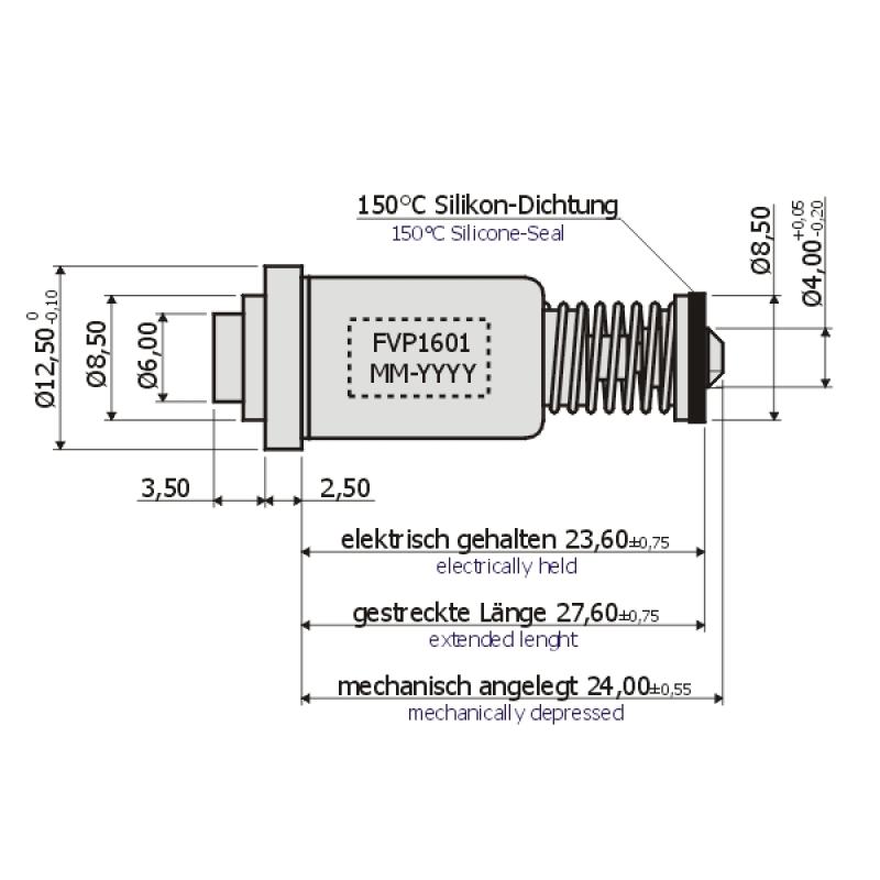 Fritz von Paris GmbH - Magneteinsatz klein Ø 12,5mm, Typ 5X, ND 