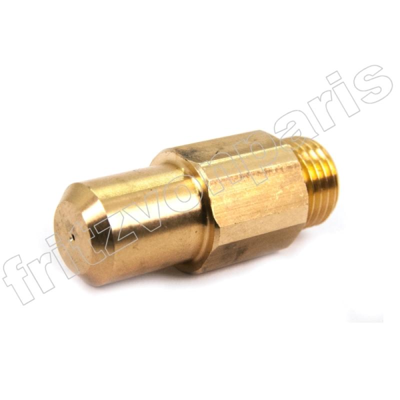 Gasdüse 1638-G1/8" SW12 L:30,0mm - d:0,50mm