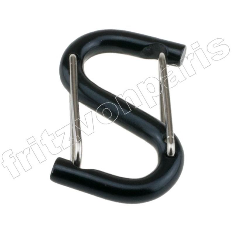 RiFF S-Karabiner 2-fach schwarz