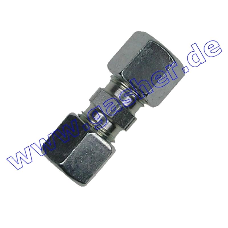 Straight connector RVS 8 x RVS 8
