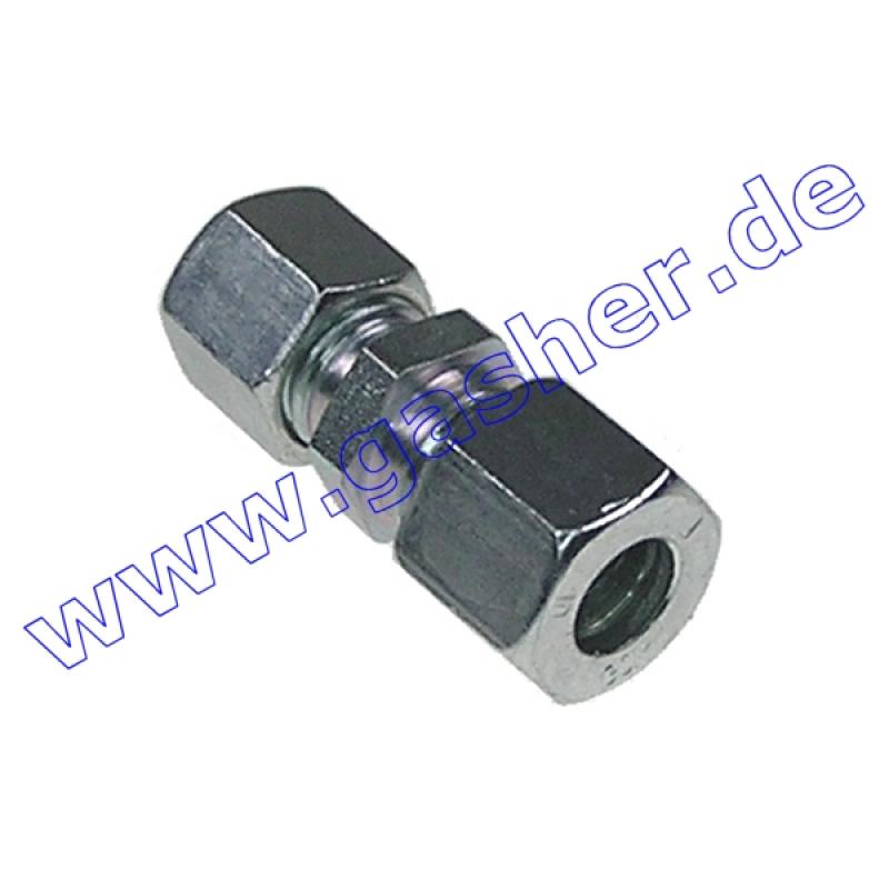 Straight reducer connector RVS 10 x RVS 8