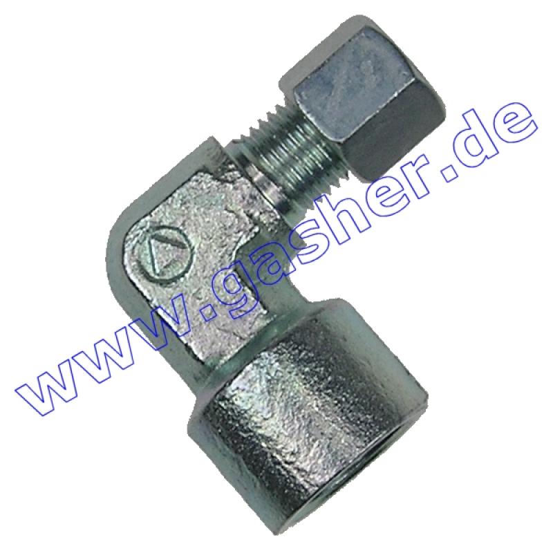 Winkel-Aufschraubung RVS 8 x IG G 1/2