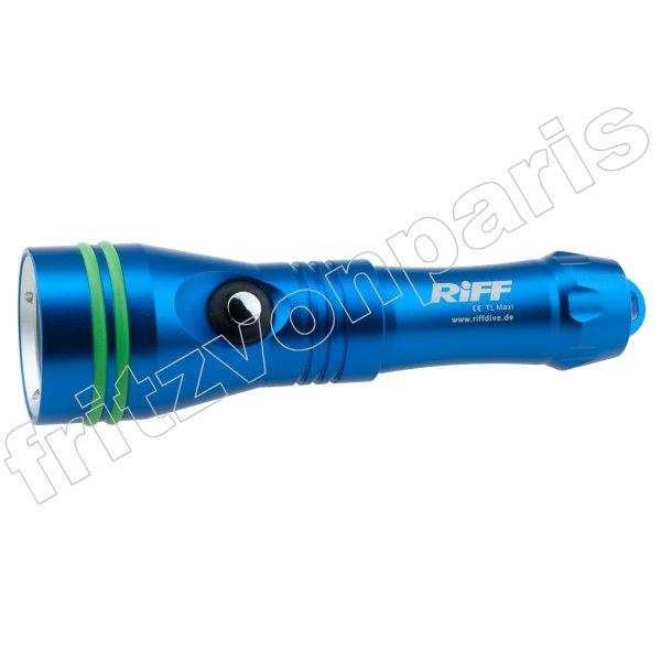RIFF Tauchlampe TL-Maxi iceblau